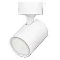 Wand- und Deckenleuchte GU10 Single, 1-flammig, IP20, schwenkbar, exkl. Leuchtmittel, Aluminium, Wei� matt
