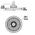 ISOLED LED Hallenleuchte MS 150W, IP65, 1-10V dimmbar, 4000K 21200lm 90�