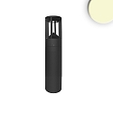 LED Pollerleuchte-4, IP54, 9W 3000K 330lm, Aluminium, sandschwarz, H�he 40cm