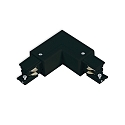 3-Phasen SERIE S1 - L-Verbinder, N-Leiter au�en, Schutzleiter innen, Schwarz