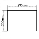 Mounting bracket for LED hall lighting spot MS 250W