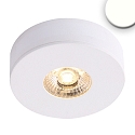 LED under cabinet or recessed light MiniAMP, 3W, 24V DC, rotatable, dimmable, 3W 4000K 240lm 60�, white