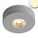 LED under cabinet or recessed light MiniAMP, 3W, 24V DC, rotatable, dimmable, 3W 3000K 240lm 60�, brushed alu