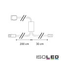 ISOLED MiniAMP swipe sensor, recessed mount, Ø 1.2cm, 12-24V DC, 5A, IP20
