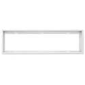 Accessory for LED panel - surface mounting frame, aluminium, white RAL 9016, panel 1200 (30 x 120cm), quick mounting