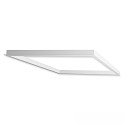 Accessory for LED panel - recessed mounting frame, aluminium, white RAL 9016, panel 600 (60 x 60cm)