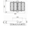 ISOLED LED Flutlicht 450W, 130x40� asymmetrisch, variabel, 1-10V dimmbar, neutralwei�, IP66