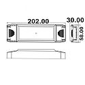 ISOLED LED Konstantstrom Trafo 700/800/900/950/1050/1200mA, 40W, Push/1-10V/DALI dimmbar, wei�