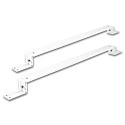 Accessory for LED panel - surface mounting bracket, aluminium, white, panel 625 (62.5 x 62.5cm)