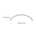 ISOLED Zubeh�r f�r Profil CORNER10 SLIM - Abdeckung COVER49 opal/satiniert, 200cm