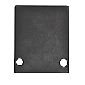 Accessory for profile HIDE SINGLE - aluminium endcap EC89B incl. screws, black RAL 9005