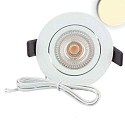 ISOLED recessed luminaire Slim68 MiniAMP IP40, dimmable 8W 850lm 3000K 45� 45� CRI 92