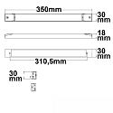 ISOLED LED PWM-Trafo 24V/DC, 0-150W, slim, Push/DALI-2 dimmbar, IP20, SELV