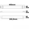 ISOLED LED PWM-Trafo 24V/DC, 0-250W, slim, Push/DALI-2 dimmbar, IP20, SELV