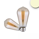 LED filament lamp VINTAGE LINE LED EDISON ST64 ST64 switchable E27 7W 720lm 2700K 360� CRI 80-89 