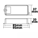 ISOLED ZIGBEE auf DALI DT6/DT8 oder 0/1-10V Signal Konverter + 5A Schaltrelais, 110-240V AC, max. 1200W