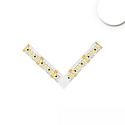 corner connector MINI AMP FLEX 24V with lighting, white