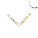 corner connector MINI AMP FLEX 24V with lighting, white