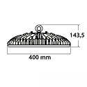 ISOLED LED Hallenleuchte TOQ 85�C, IP65, 120W 4000K, Pendelmontage, 100W 4000K 13200lm 120�
