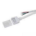 Clip-Kabelanschluss 200cm f�r 4polige IP68 Flexstripes mit Breite 12mm und Pitch-Abstand >8mm