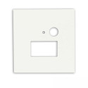 Cover Aluminium eckig f�r Wandeinbauleuchte SYS-WALL68 mit PIR Sensor, IP54, wei�