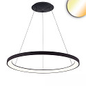 hanging luminaire ORBIT 780 CCT Switch IP20, black dimmable