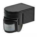 motion detector PIR surface-mounted version, black