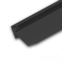 LED Eckprofil CORNER18, f�r LED Strips bis 1.8cm Breite, Neigung 60� / 30�, Aluminium, 200cm, schwarz RAL 9005