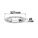 ISOLED LED module EXCHANGE MODULE CCT DIM - � 22.7CM round, with switch, CCT Switch
