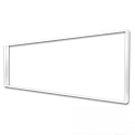mounting frame LED PANEL 625 LONG - QUICK MOUNT long
