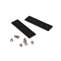 connecting piece TRACK48 SURFACE (FLAT) / RECESSED mechanical, set of 1, black