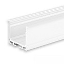 LED Einbauprofil DIVE24 FLAT, Aluminium pulverbeschichtet, 200cm, wei� RAL9010