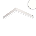 track spot CORNER 90� HORIZONTAL - TRACK48 (DALI) rigid, DALI controllable, horizontal, prismatic IP20, white dimmable