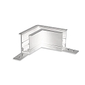 Zubeh�r f�r NV-Einbauschiene TRACK48 - Eckschiene 90� horizontal, nicht stromf�hrend, wei�