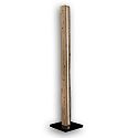 floor lamp W�DSCHNAU HOIZ tunable white, with touch dimmer IP20, wood, black dimmable