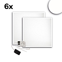 LED panel ECO BACKLIGHT LINE 625 set of 6, dimmable 36W 4350lm 4000K CRI 80-89