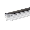 Profilabdeckung FLEX-COVER10 TWIST+BEND, 20m, Silikon, 5% Transmission, schwarz