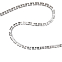 ISOLED LED Aufbauprofil f�r NEON Flexband B08H12, eloxiert, gezahnt, flexibel, 1m, silber