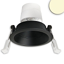 recessed spotlight BACK68 swivelling IP20, black dimmable