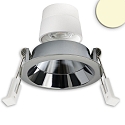 recessed spotlight BACK68 swivelling IP20, chrome dimmable