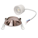 ISOLED recessed spotlight BACK68 swivelling IP20, rose gold dimmable
