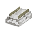 Kontakt-Verbinder MULTI K3-210, max. 5A, f�r 2-polige IP20 Flexstripes mit Breite 10mm