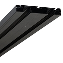 ISOLED curtain rail CURTAIN 10 DOUBLE 1-fold, black