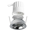 ISOLED LED Einbaustrahler BACK32, rund, 36�, 5W, 2700K, 320lm, IP20, dimmbar, chrom