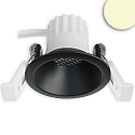 LED Einbaustrahler BACK45, rund, 36�, 5W, 2700K, 320lm, IP20, dimmbar, schwarz