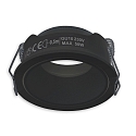 ISOLED mounting frame MR11/GU10 MINI SPOT round, black