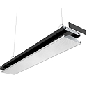 ISOLED LED Langfeldleuchte, 120x20cm, PowerSwitch 25|30|35|40W, ColorSwitch 3000|4000|5000K, 4770lm, UGR<19, 2H/2H, IP40, dimmbar