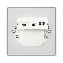 ISOLED LED Wandeinbauleuchte SYS-WALL68, PIR Master/Slave, 3W, 3000|4000|6000K, 100lm, IP44, wei�