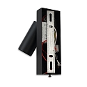 ISOLED reading lamp with USB connection, black 