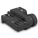 3-Phasen Universal-Schienenadapter (CLASSIC + S1) f�r Pendelleuchten mit offenem Kabel, 230V AC, belastbar bis 5kg, schwarz